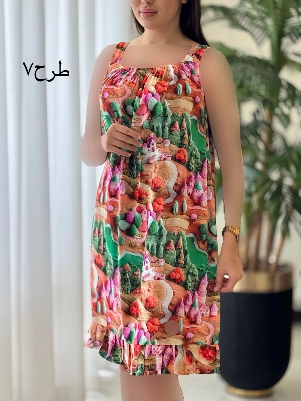 پیراهن سه بعدی شراره کد1986